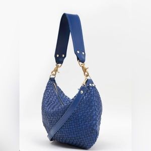 Clare V Moyen Messenger in Pacific Woven Checker- sold out color!